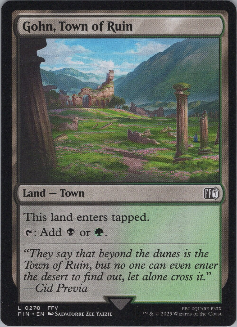 Gohn, Town of Ruin