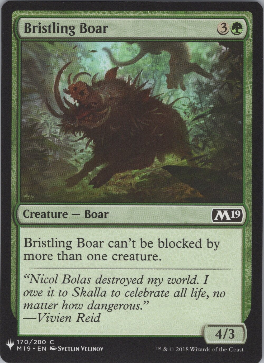 Bristling Boar