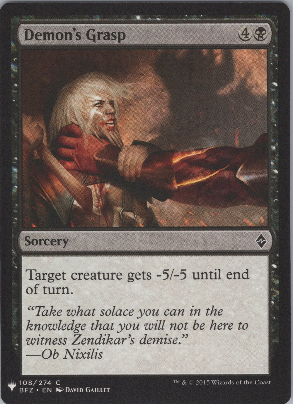 Demon's Grasp