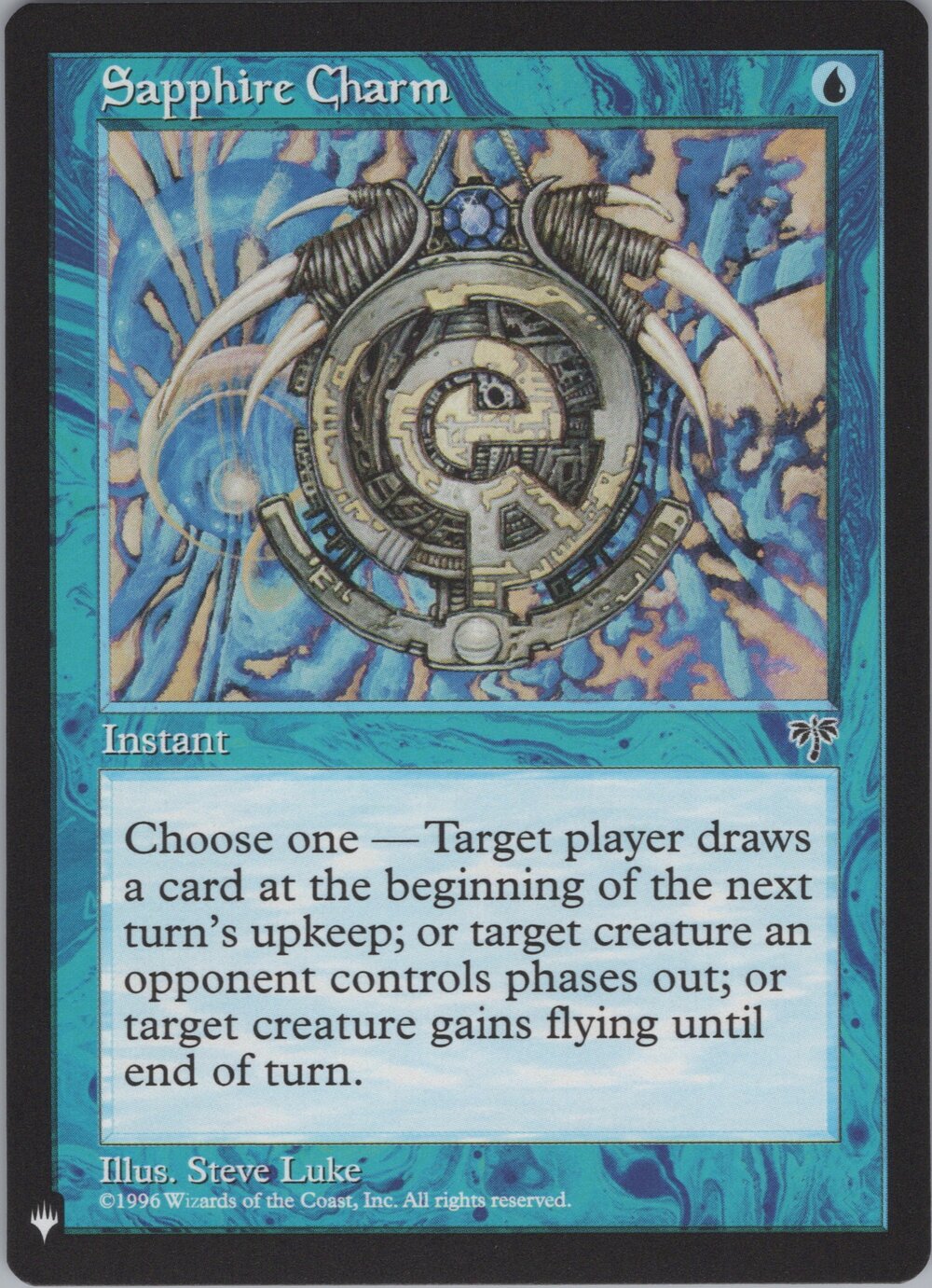 Sapphire Charm