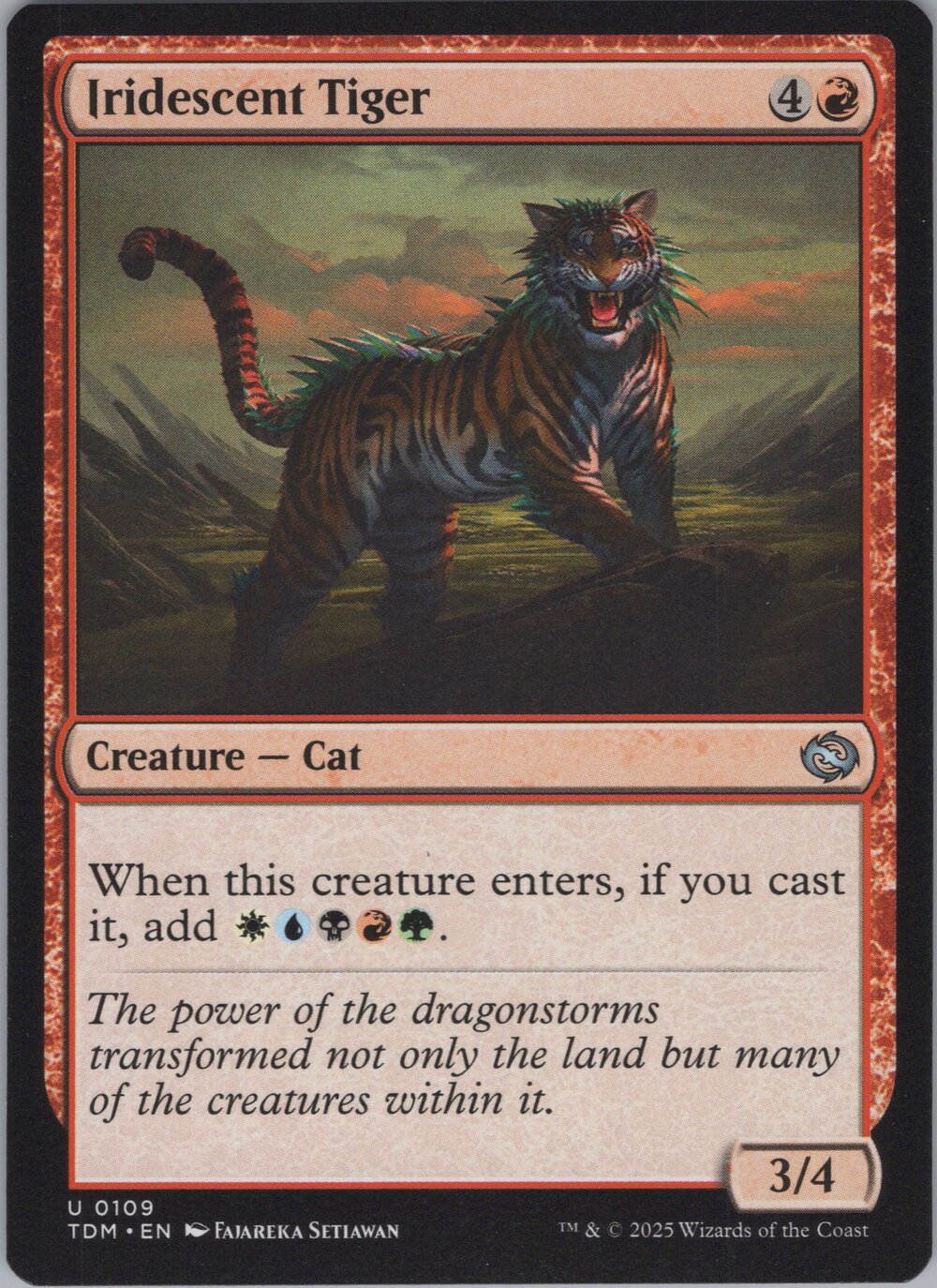 Iridescent Tiger
