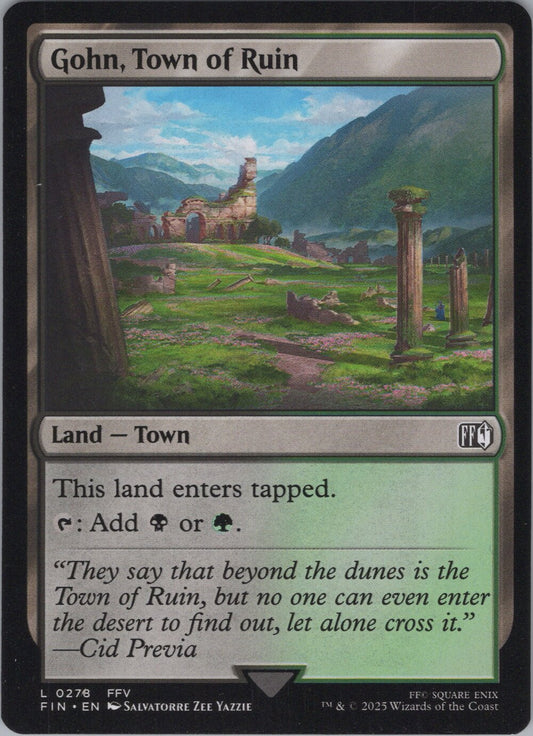 Gohn, Town of Ruin