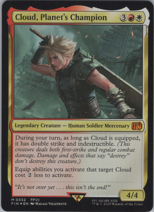 Cloud, Planet's Champion
