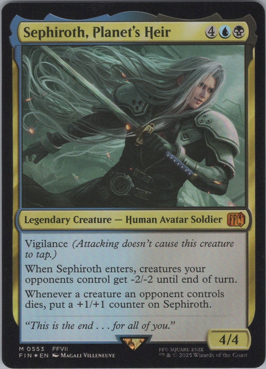 Sephiroth, Planet's Heir