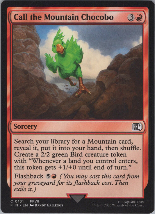 Call the Mountain Chocobo