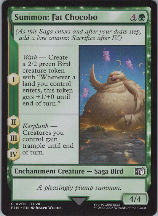 Summon: Fat Chocobo