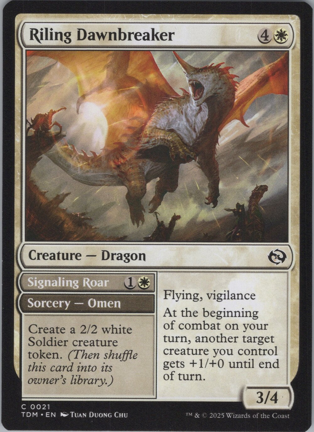 Riling Dawnbreaker // Signaling Roar