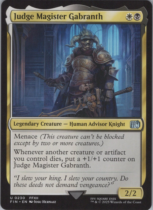 Judge Magister Gabranth