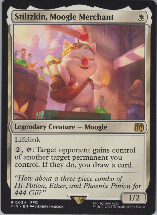 Stiltzkin, Moogle Merchant