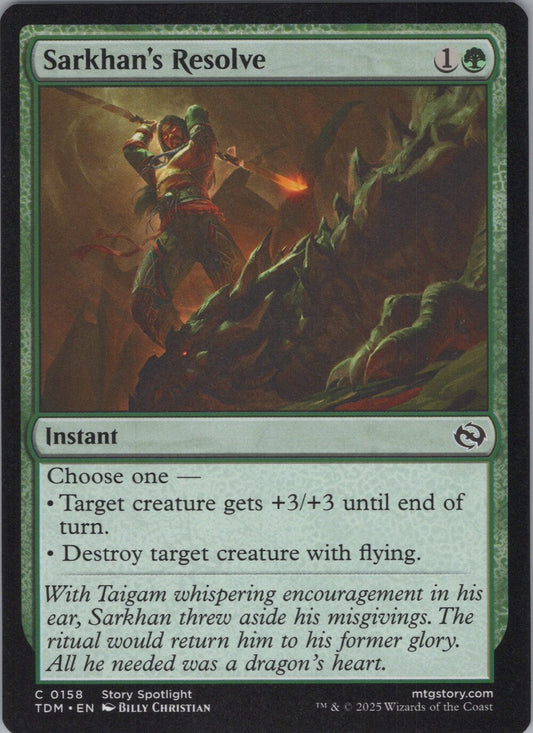 Sarkhan's Resolve
