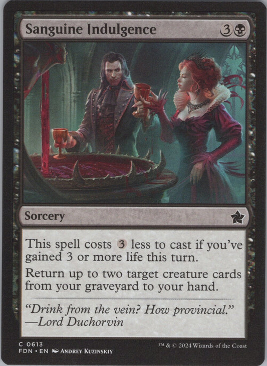 Sanguine Indulgence