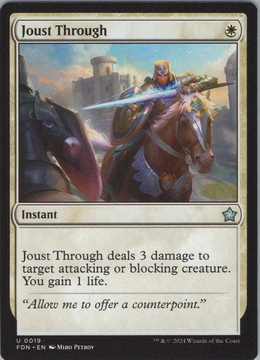 Joust Through