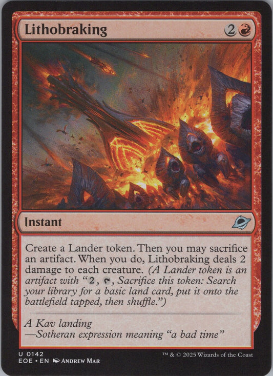 Lithobraking