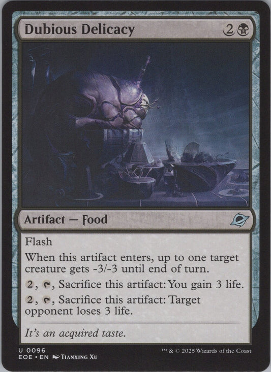 Dubious Delicacy