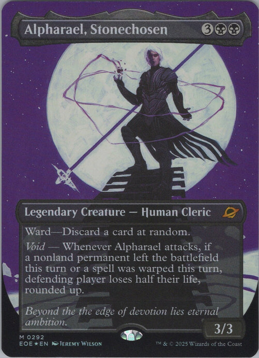 Alpharael, Stonechosen