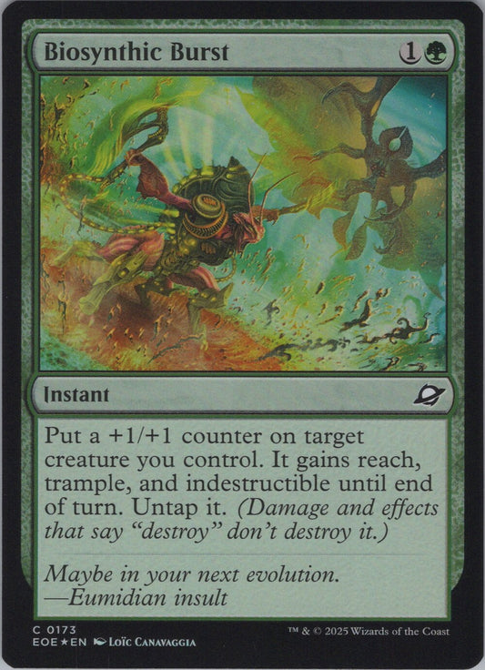 Biosynthic Burst