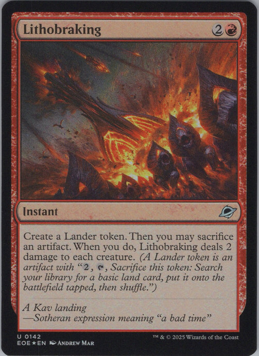 Lithobraking