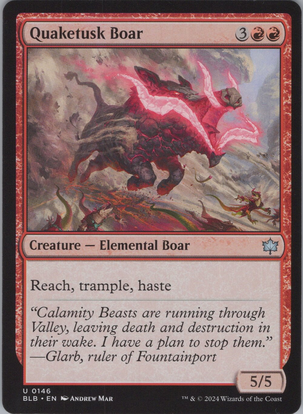 Quaketusk Boar