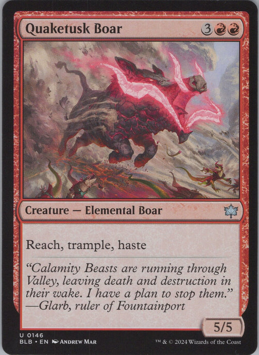 Quaketusk Boar
